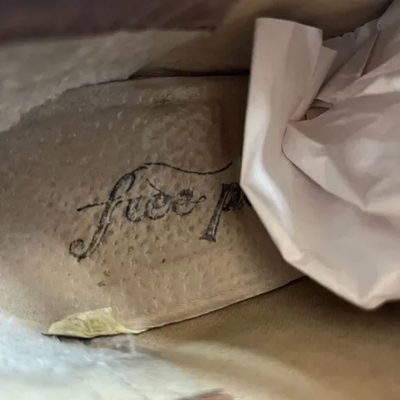 Free People Lost Valley Boot Brown Leather Pointed Toe Ankle Boot Size 10 - Picture 6 of 10